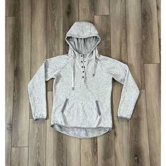 トップス tie.me button up sweatshirt-GRAY Thread & Supply | Tops | Thread Supply Snap Button Pullover